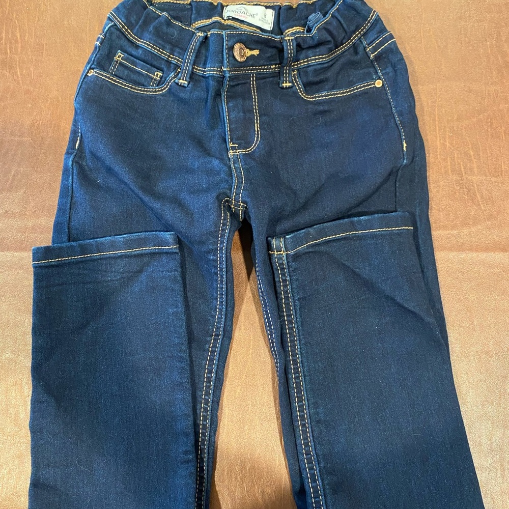 Jordache Kids Dark Blue Jeans adjustable